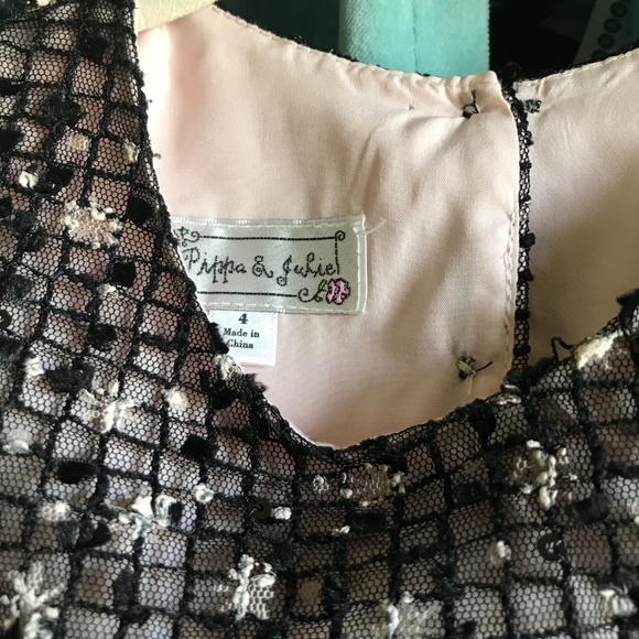 Pippa & Julie black dress - Size 4 - Picture 3 of 4